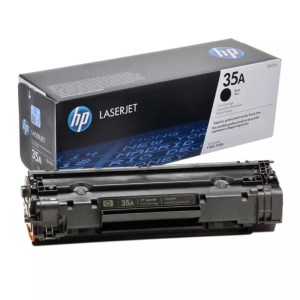 HP 35A (CB435A) must toonerikassett, 1500 lehekülge, kvaliteetne ja usaldusväärne must-valge trükk. Parim valik HP LaserJet printeritele.