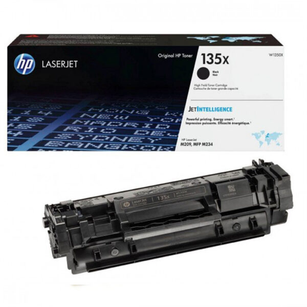 HP 135X (W1350X) must toonerikassett 2500lk