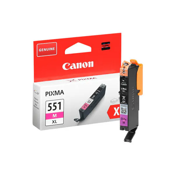 Canon CLI-551XLM magenta tindikassett, kuni 715 lehekülge.