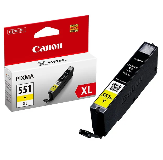 Canon CLI-551XLY kollane tindikassett, kuni 715 lehekülge.