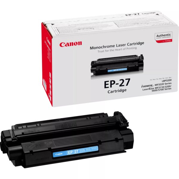 Canon EP-27 must toonerikassett 2500 lehte