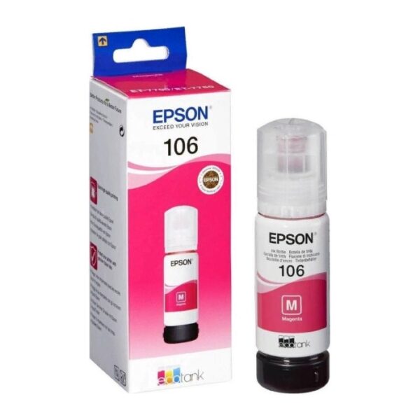 Epson 106 (C13T00R340) magenta tint