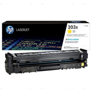 HP 203X / CF542X kollane toonerikassett – 2500 lehekülge.