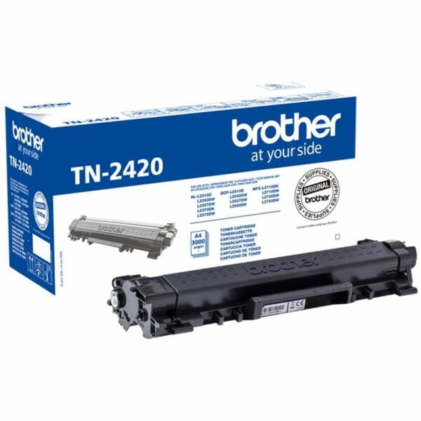 Brother TN-2420 must toonerikassett 3000lk