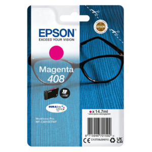 Epson 408 (C13T09J340) magenta tint 1100 lehekülge – kvaliteetne ja erksavärviline trükk