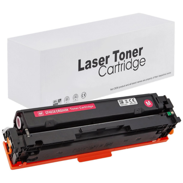 Canon 045HM magenta analoogtooner, 2200 lehekülge – elavad ja täpsed värvitrükid.
