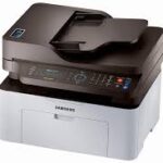 Samsung Xpress M2078FW mustvalge multifunktsionaalne laserprinter, skanner, koopiamasin ja faks Wi-Fi ühendusega.