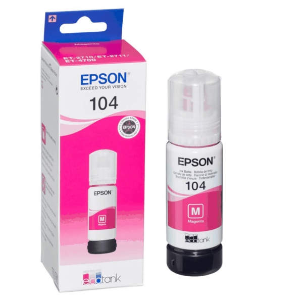 Epson 104 / C13T00P340 magenta tint, 7500 lehekülge.