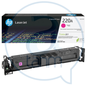 HP 220A / W2203A magenta toonerikassett, 1800 lk – kvaliteetne ja erksavärviline trükkimine