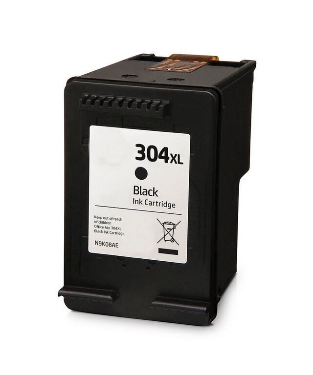 HP 304XL (N9K08AE) must tindikassett 300lk
