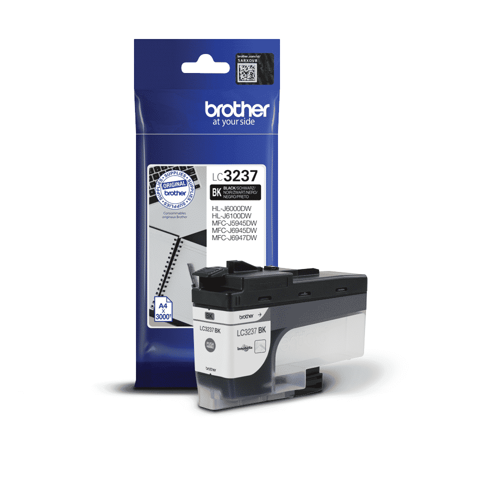 Brother LC3237Bk must tindikassett 3000lk