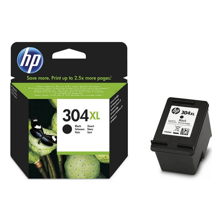 HP 304XL (N9K08AE) must tindikassett 300lk