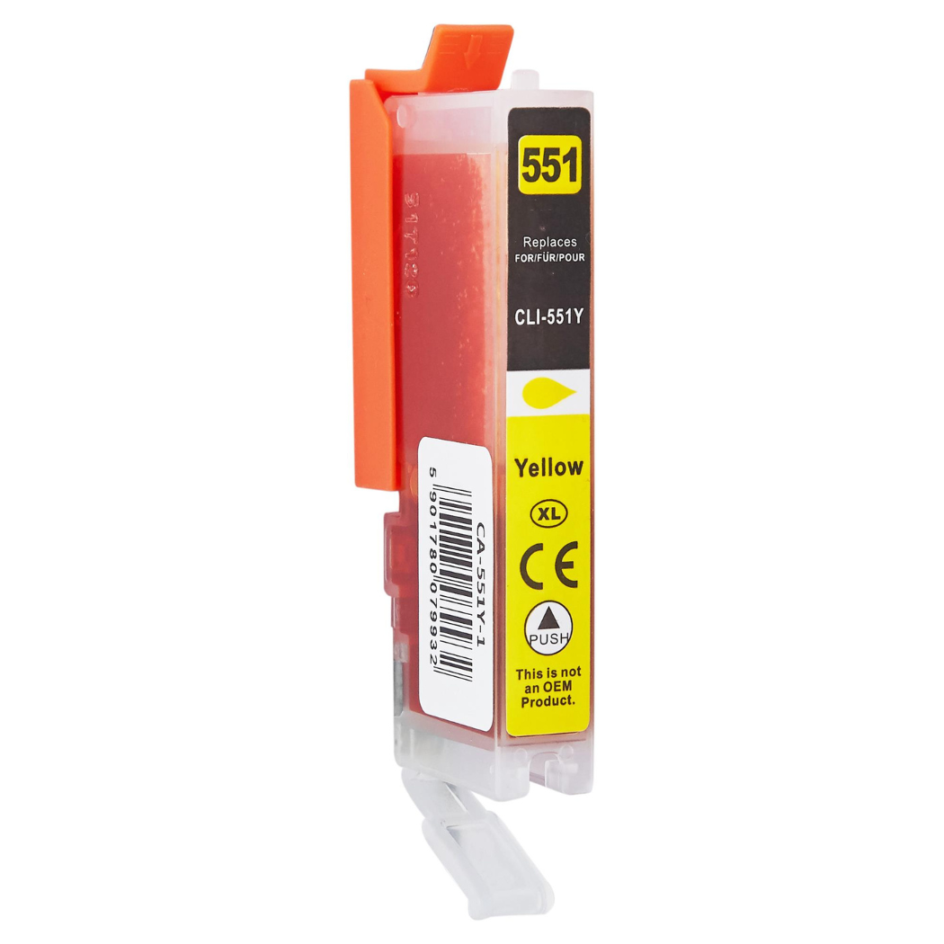 Canon CLI-551XLY kollane analoogtint 300lk