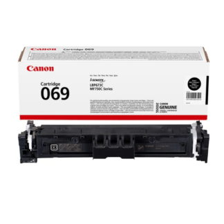 Canon 069BK must toonerikassett 2100lk
