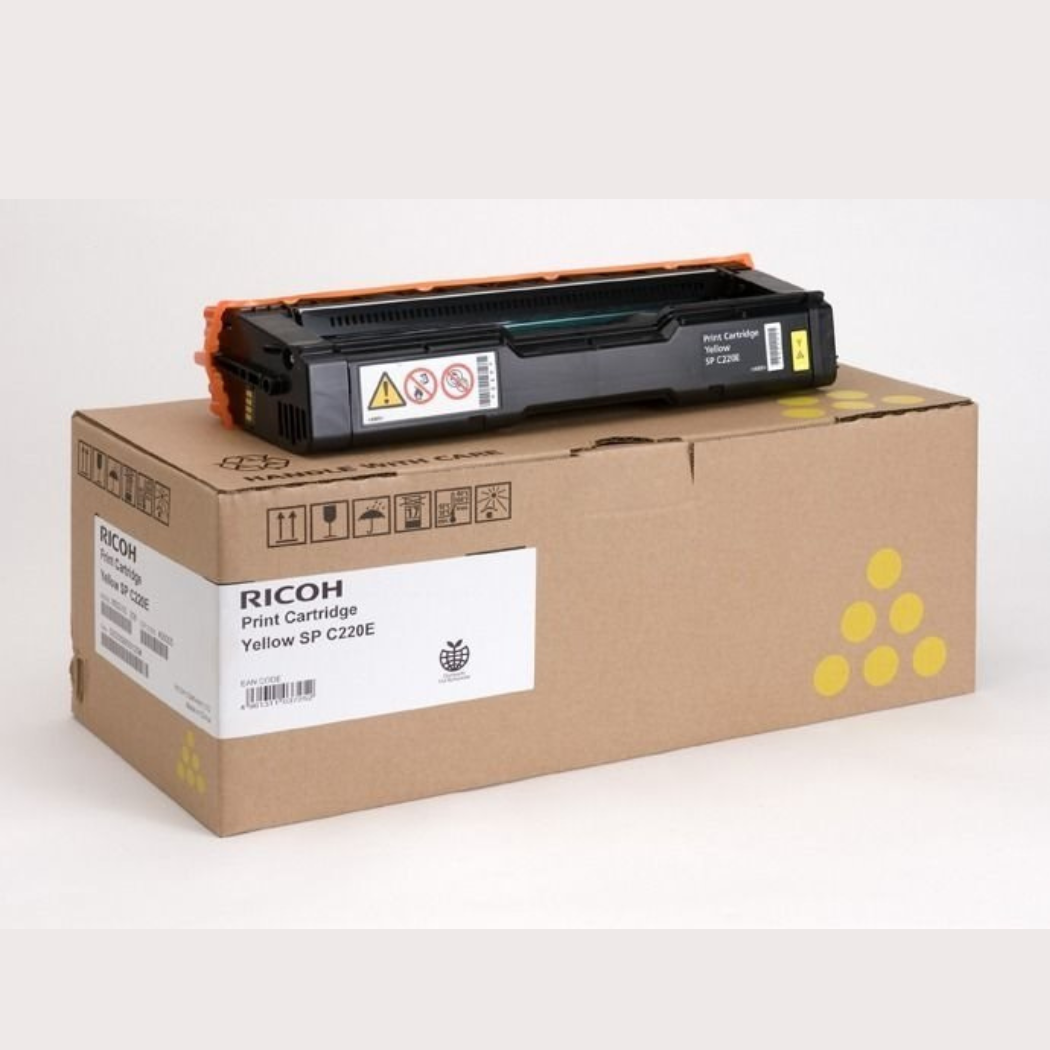 Ricoh SP C220 (407643) kollane originaaltooner 2000lk