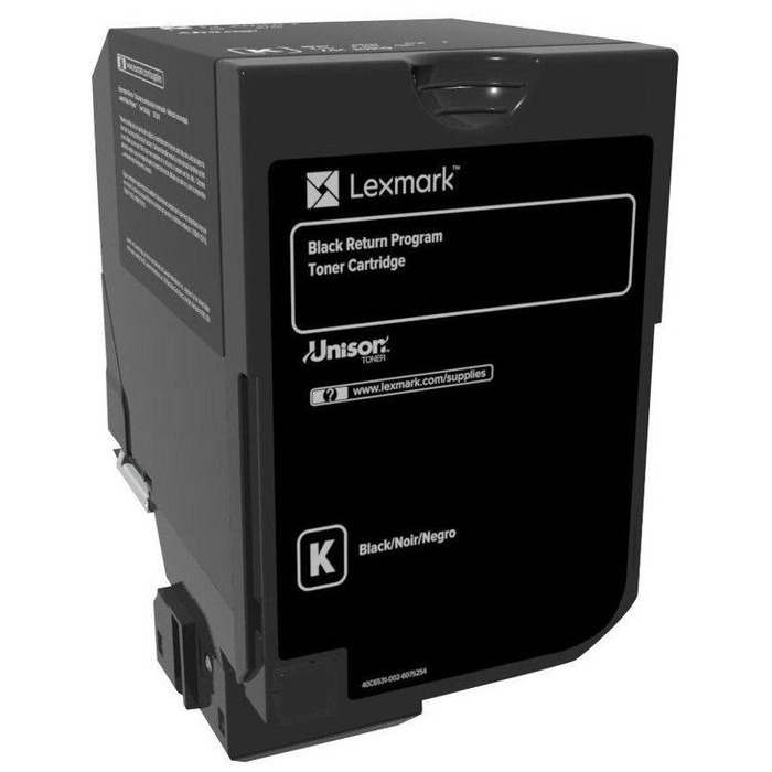 Lexmark 74C2SK0 must toonerikassett 7000lk