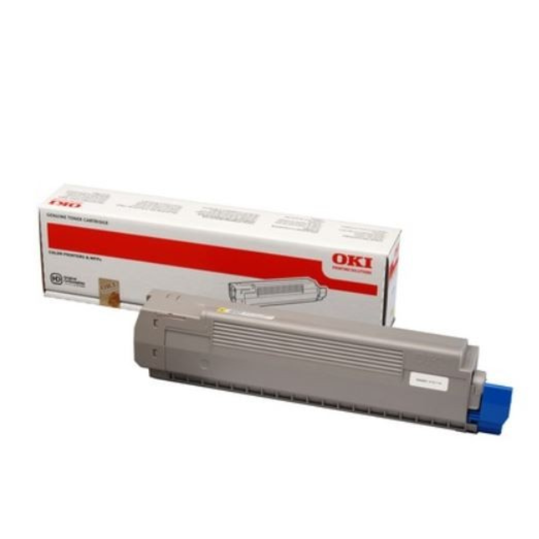 OKI C801 / C821 (44643001) kollane originaaltooner 7300lk
