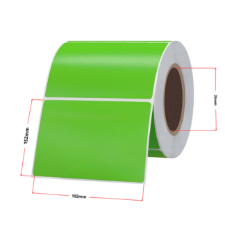 Zebra 800264-605 termoetiketid 102 × 152 mm, roheline – analoog