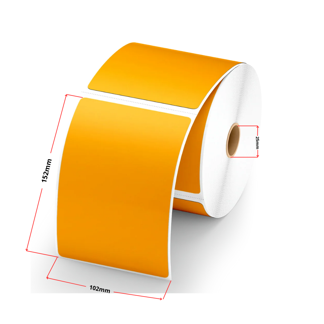 102 × 152 mm, oranž – analoog