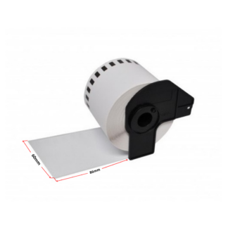 Brother DK-11234 termoetiketid 60 × 86 mm, valge – analoog