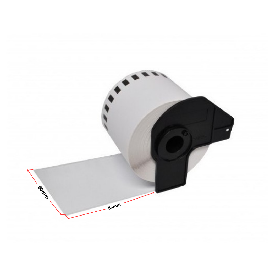 Brother DK-11234 termoetiketid 60 × 86 mm, valge – analoog