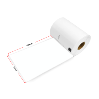 Brother DK-11240 termoetiketid 51 × 102 mm, valge – analoog