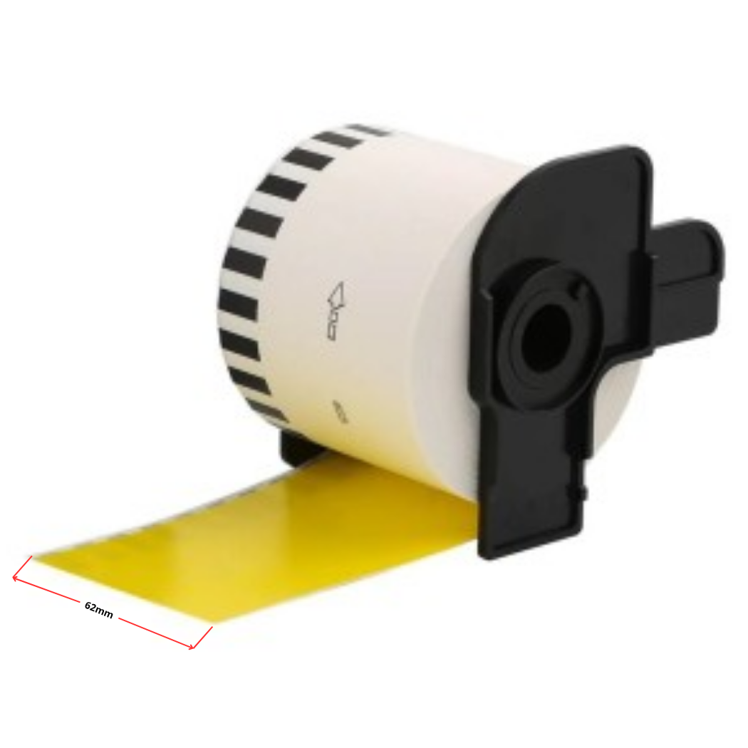 Brother DK-22205 termoetiketid 62 mm (pidev rull), kuldne – analoog