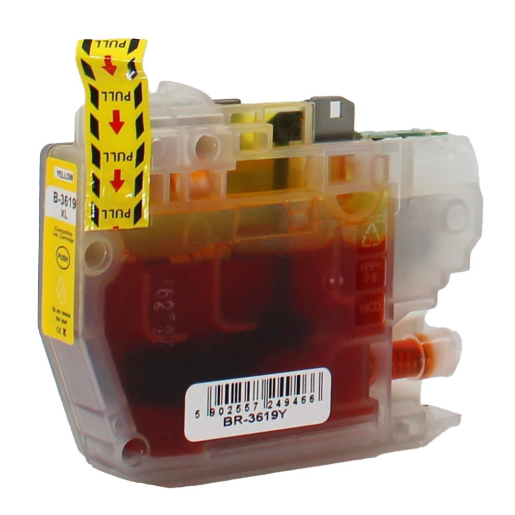 Brother LC3619XLY kollane suuremahuline analoogtint 1500lk