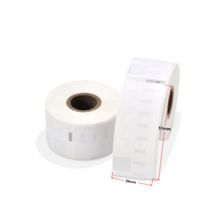 Dymo 11355 (S0722550) termoetiketid 19 × 51 mm, valge – analoog