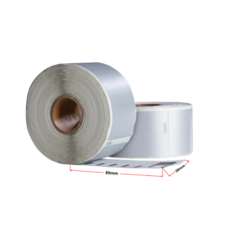 Dymo 99010 (S0722370) termoetiketid 28 × 89 mm, hõbedane – analoog