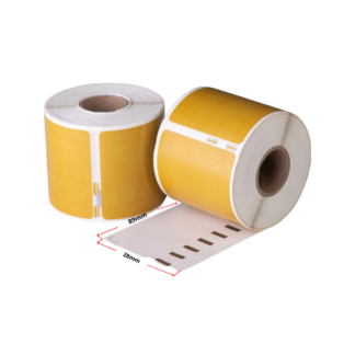 Dymo 99010 (S0722370) termoetiketid 28 × 89 mm, kuldne – analoog