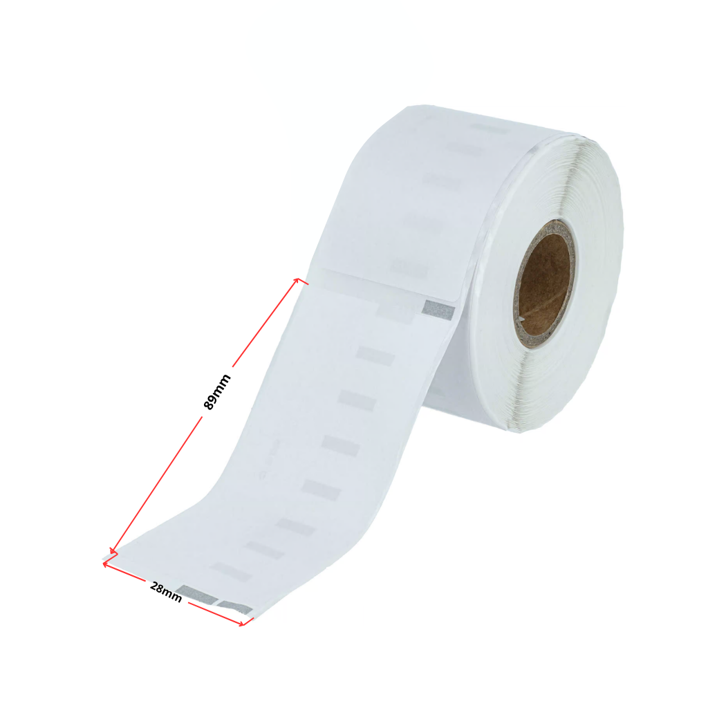 Dymo 99010 termoetiketid 28 × 89 mm, valge – analoog