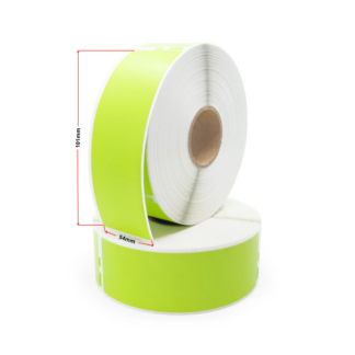 Dymo 99014 (S0722430) termoetiketid 54 × 101 mm, roheline – analoog
