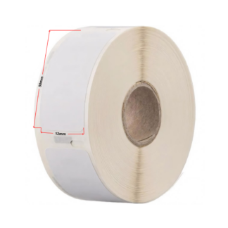 Dymo 99017 (S0722460) termoetiketid 12 × 50 mm, valge – analoog