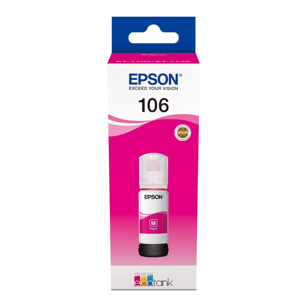 Epson 106 (C13T00R340) magenta originaaltint 70ml