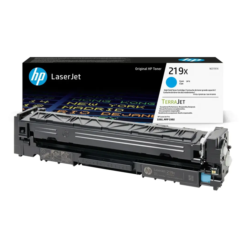 HP 219X W2191X originaaltooner tsüaan
