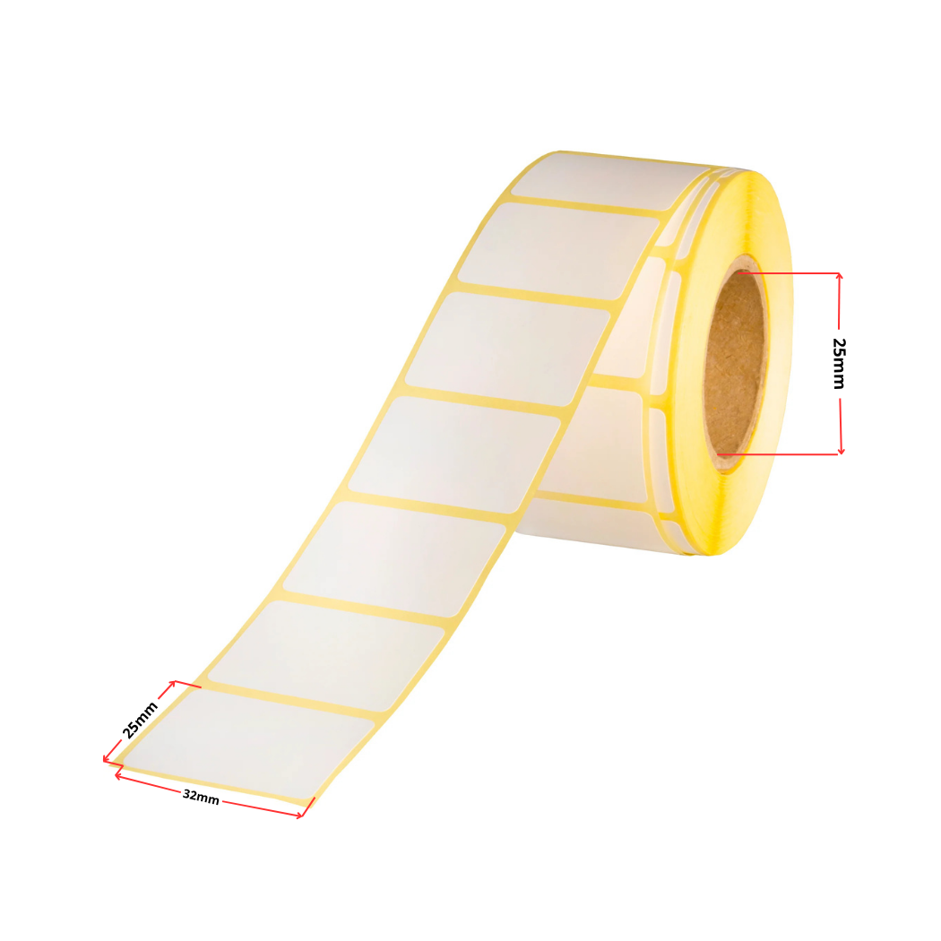 Zebra 800261-105 termoetiketid 25 × 32 mm, valge – analoog