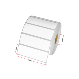 Zebra 800264-155 termoetiketid 38 × 102 mm, valge – analoog
