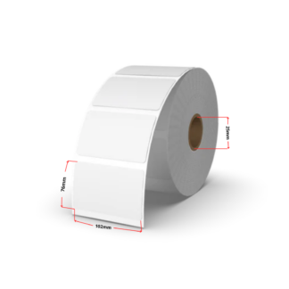 Zebra 800264-305 termoetiketid 76 × 102 mm, valge – analoog