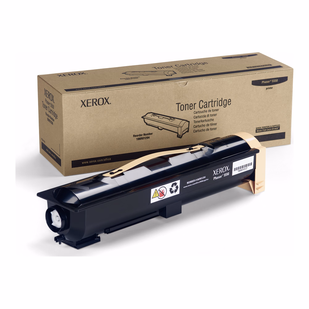 Xerox Phaser 5550 must originaaltooner 35000lk