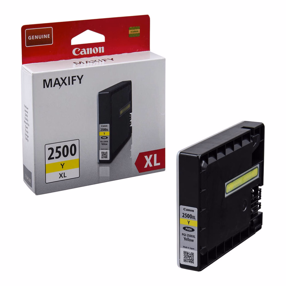 Canon PGI-2500XL (9267B001) kollane suuremahuline originaaltint 1520lk