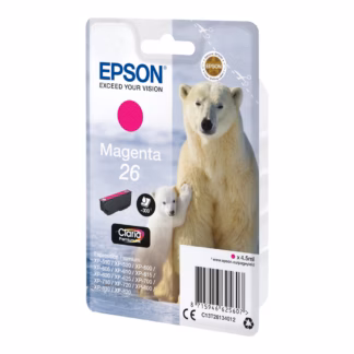 Epson 26 (C13T26134012) magenta originaaltint 300lk