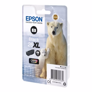 Epson 26XL (C13T26314012) fotomust suuremahuline originaaltint 400lk