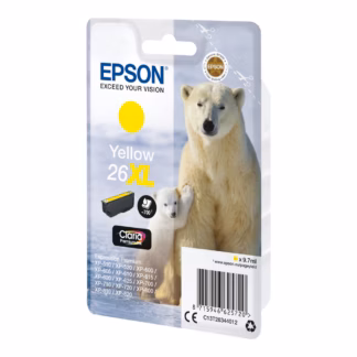 Epson 26XL (C13T26344012) kollane suuremahuline originaaltint 700lk