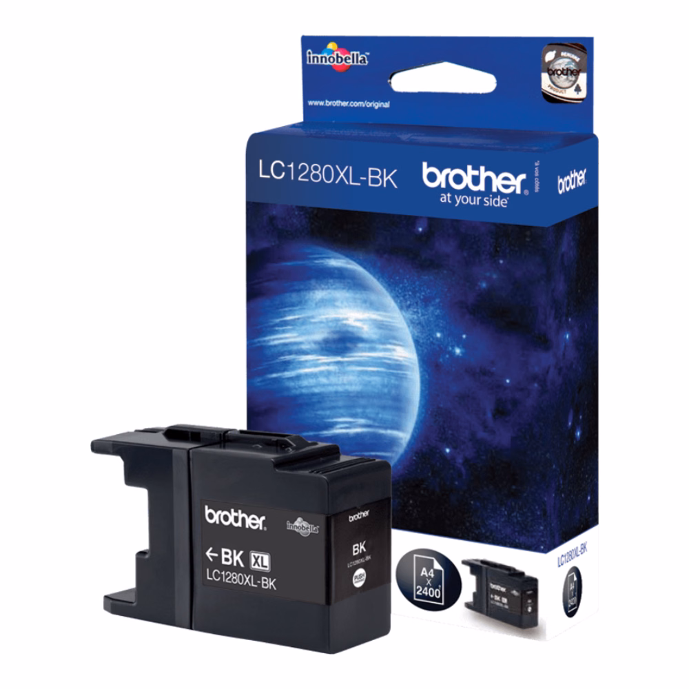 Brother LC1280XL must suuremahuline originaaltint 2400lk
