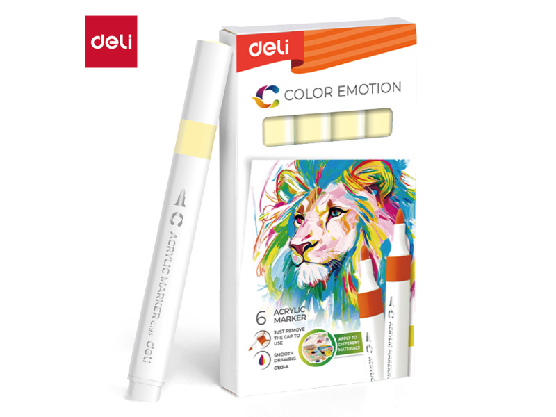 Akrüülmarker DELI 146 light yellow