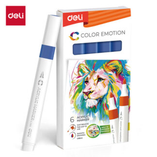 Akrüülmarker DELI 50 dark blue