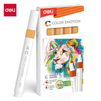 Akrüülmarker DELI 55 orange yellow