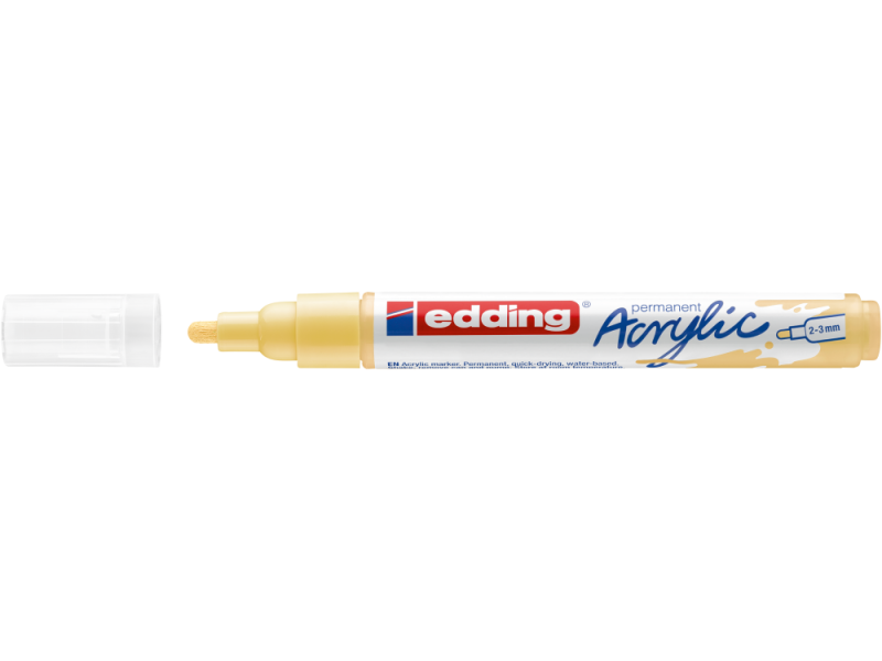 Akrüülmarker Edding 5100 pastellkollane