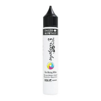 Akrüültint Daler-Rowney system3 29.5ml zinc mix white